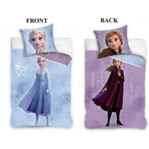 Disney Jégvarázs Elsa gyerek két oldalas ágyneműhuzat 140×200cm, 70×90 cm Frozen